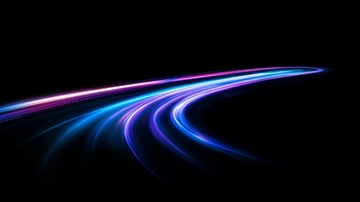 流光溢彩的曲线轨迹