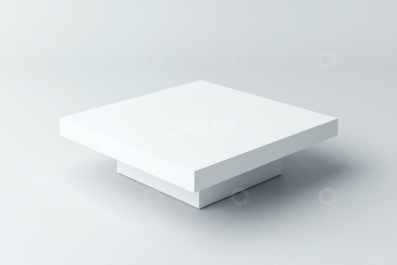 高清大图下载【趣麦麦图】简约白色立方体结构