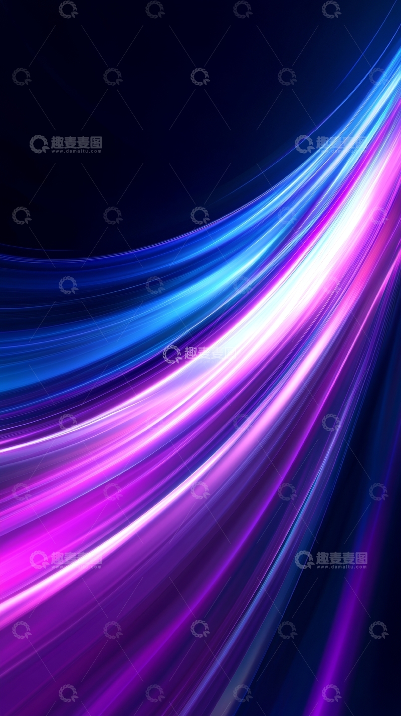 高清大图下载【趣麦麦图】流光溢彩的动态线条