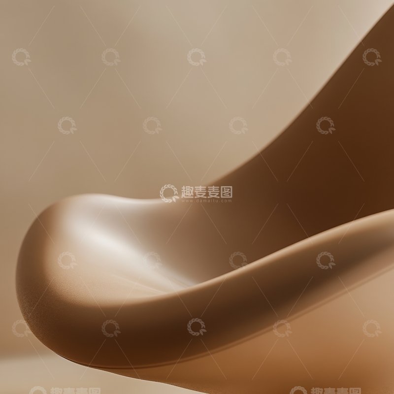 高清大图下载【趣麦麦图】柔和曲线的抽象艺术形态
