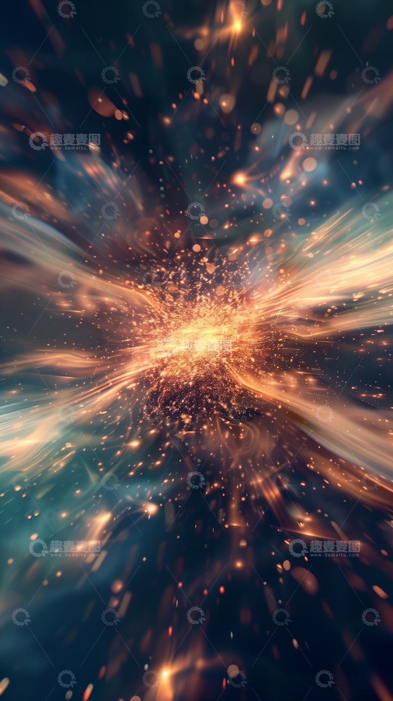 高清大图下载【趣麦麦图】宇宙星尘爆炸的奇幻景象