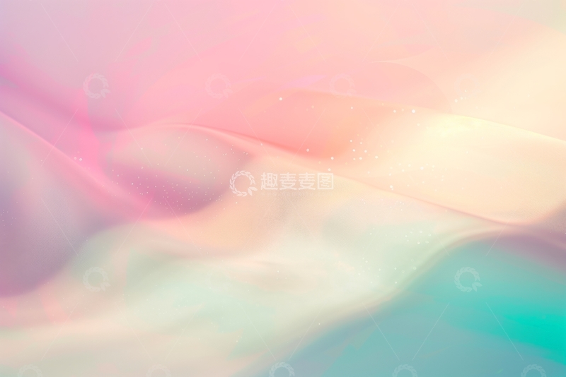 高清大图下载【趣麦麦图】柔和色彩的抽象流动图案
