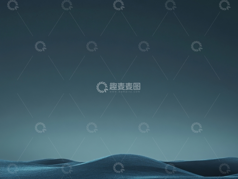 高清大图下载【趣麦麦图】暮色下的沙丘轮廓