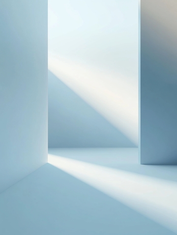 光影交错的几何空间