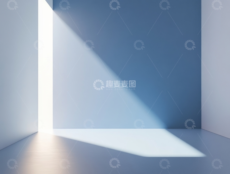 高清大图下载【趣麦麦图】光线穿透门缝照亮室内角落