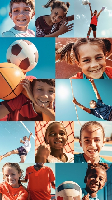 孩子们的运动瞬间