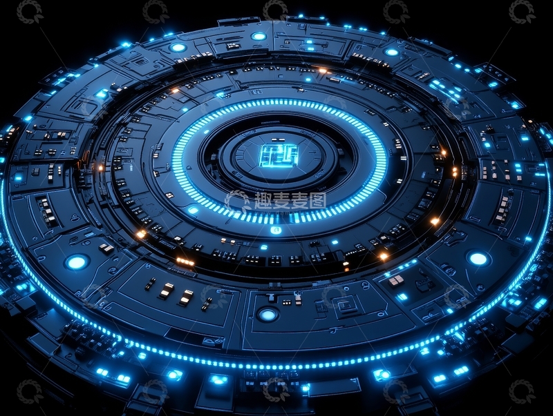 高清大图下载【趣麦麦图】未来科技圆形装置
