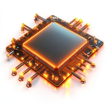 发光的集成电路芯片