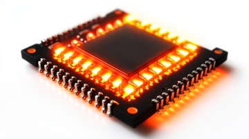 发光的集成电路芯片