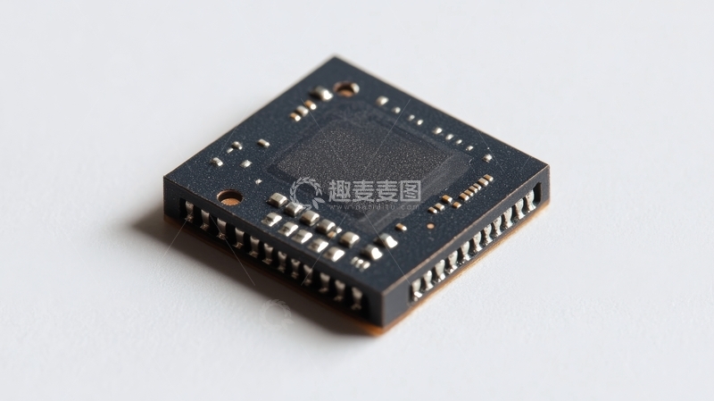 高清大图下载【趣麦麦图】电子芯片特写展示