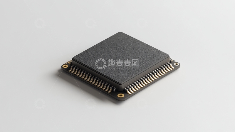 高清大图下载【趣麦麦图】黑色方形电子芯片