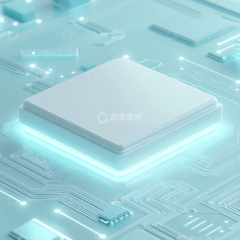 高清大图下载【趣麦麦图】未来科技芯片电路板