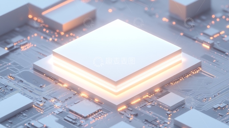 高清大图下载【趣麦麦图】未来科技芯片电路板