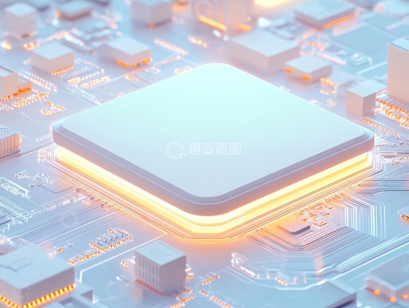 高清大图下载【趣麦麦图】未来科技芯片电路板