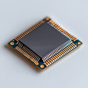 微电子芯片特写