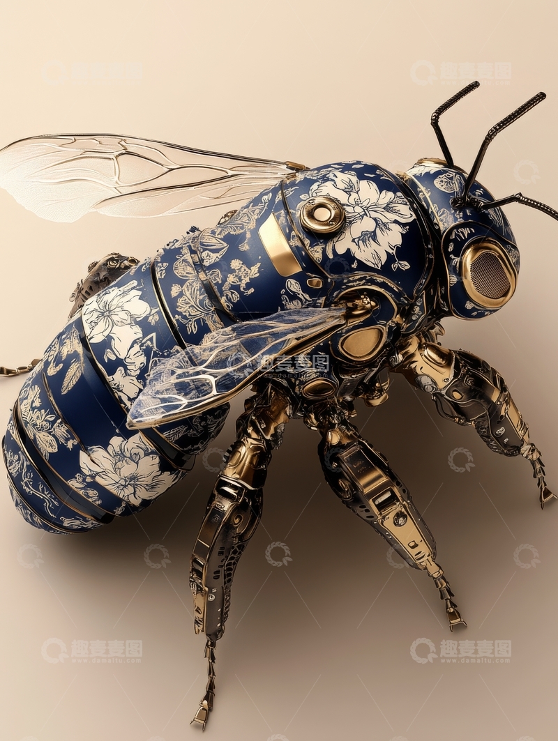 机械蜜蜂艺术雕塑