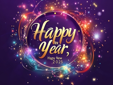 2025新年祝福背景图