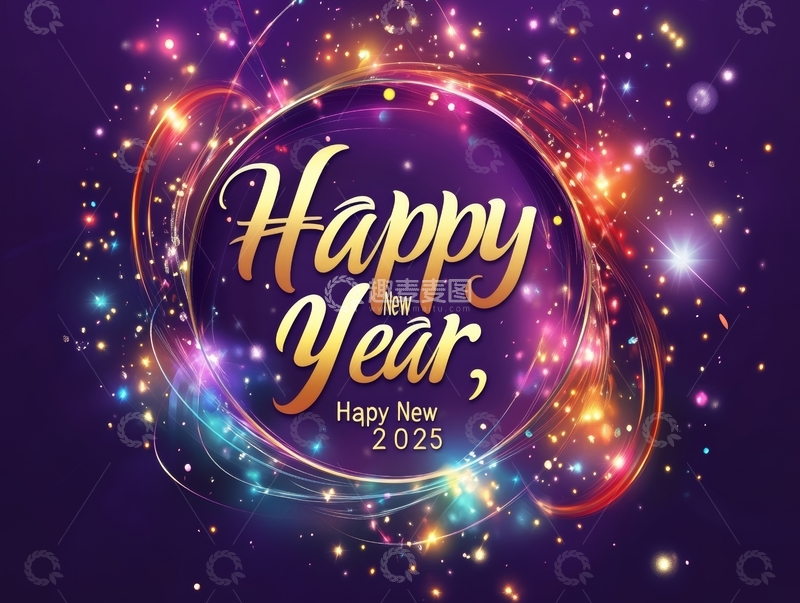 2025新年祝福背景图