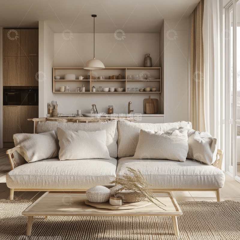 高清大图下载【趣麦麦图】简约现代客厅设计