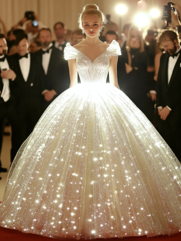 华丽礼服闪耀红毯