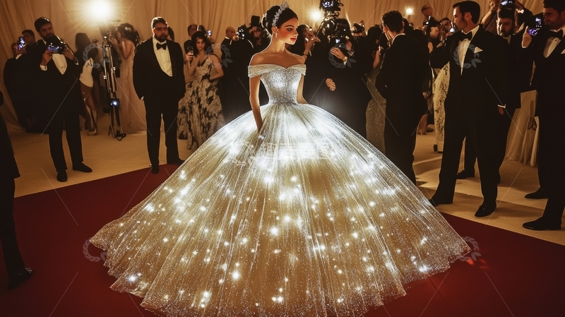 高清大图下载【趣麦麦图】华丽礼服闪耀红毯