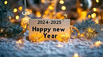 2024-2025新年祝福木牌