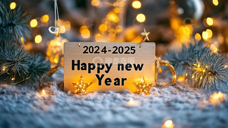 2024-2025新年祝福木牌
