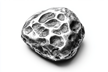 纹理独特的岩石特写