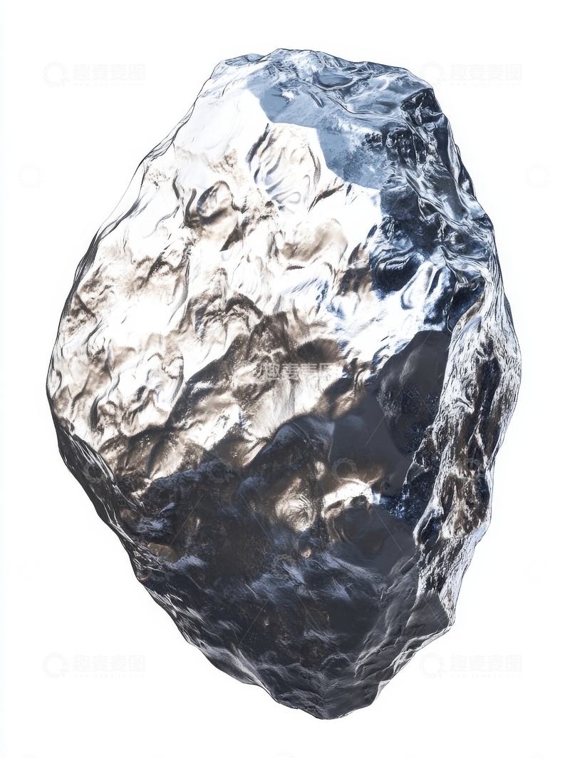 高清大图下载【趣麦麦图】透明冰块的特写图像