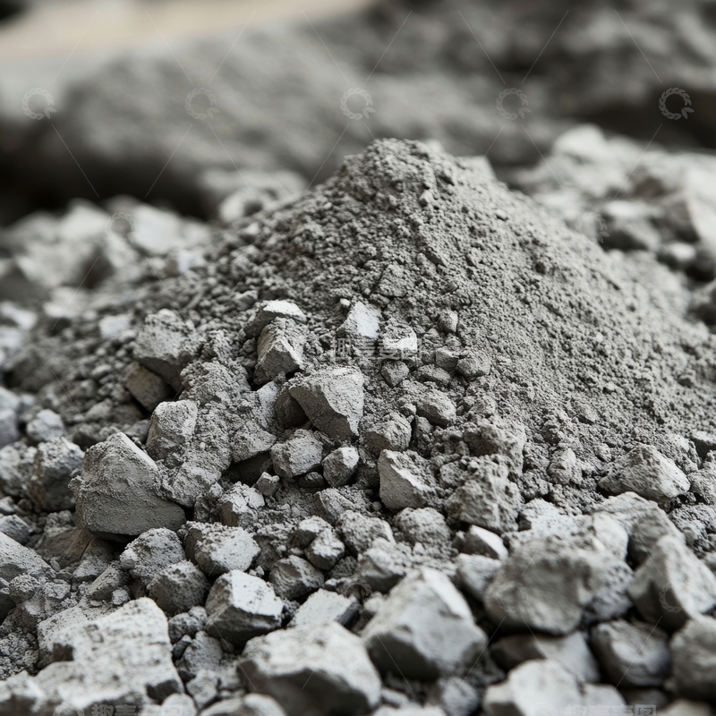 高清大图下载【趣麦麦图】灰色碎石与粉末堆叠