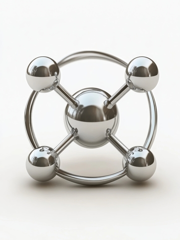 金属分子结构模型