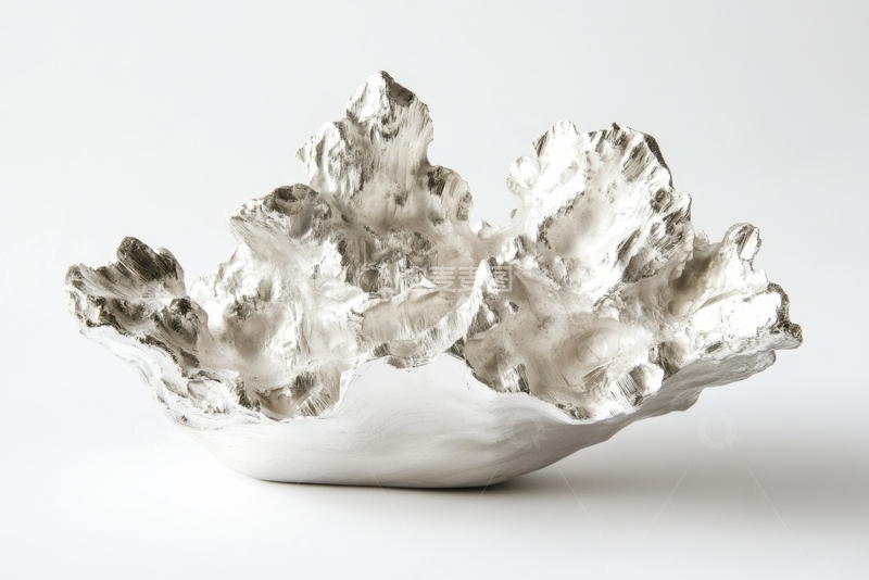 高清大图下载【趣麦麦图】抽象陶瓷雕塑，仿自然形态设计
