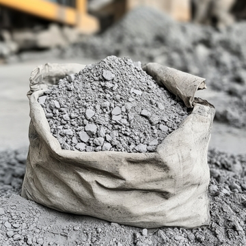 工地上的水泥袋