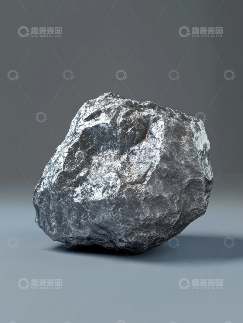 高清大图下载【趣麦麦图】灰色岩石特写