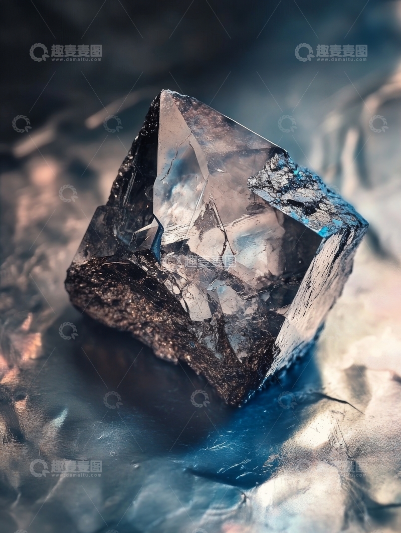 高清大图下载【趣麦麦图】透明晶体矿物特写