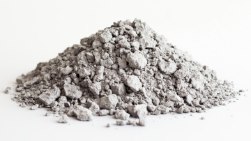 灰色粉末状物质堆