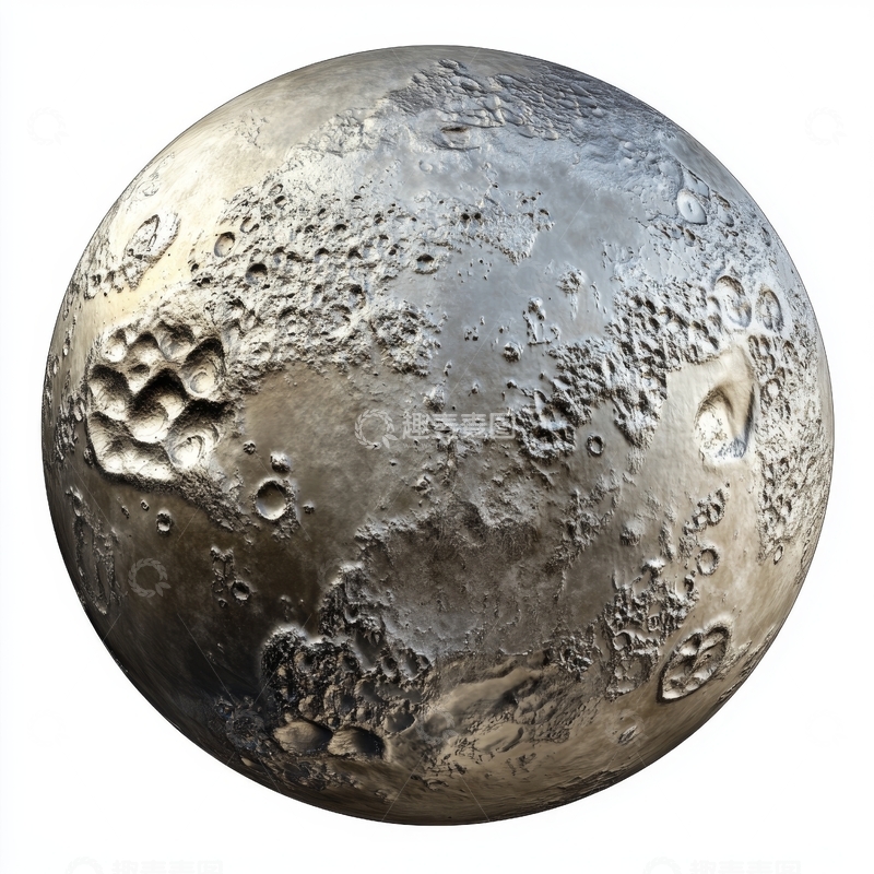 高清大图下载【趣麦麦图】月球表面的详细特写