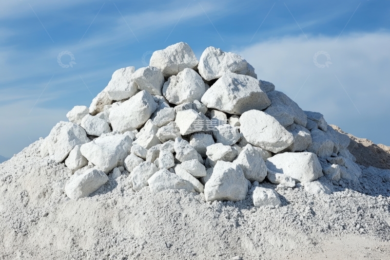 高清大图下载【趣麦麦图】堆积的白色石块