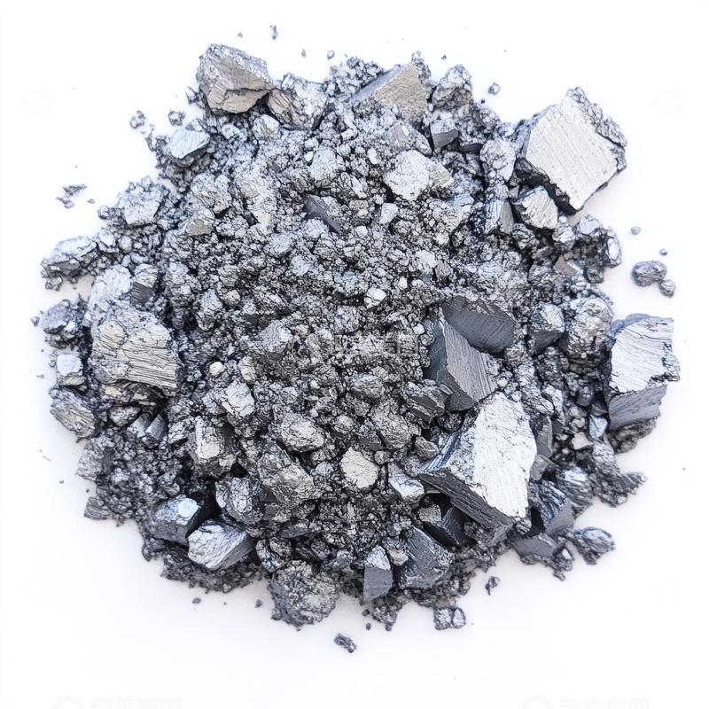 高清大图下载【趣麦麦图】破碎金属碎片堆叠特写