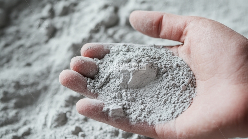 高清大图下载【趣麦麦图】手捧细粉末，展示其质地