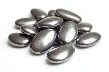 光滑黑色卵石堆叠