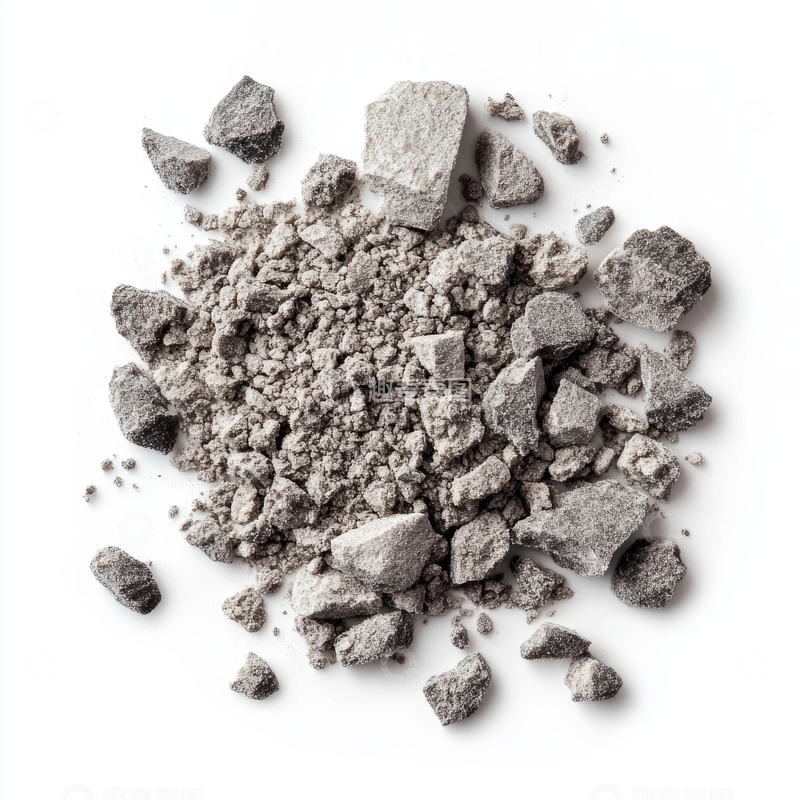 高清大图下载【趣麦麦图】灰色粉末与碎石堆