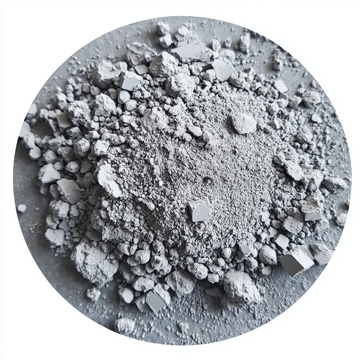 灰色粉末状物质特写