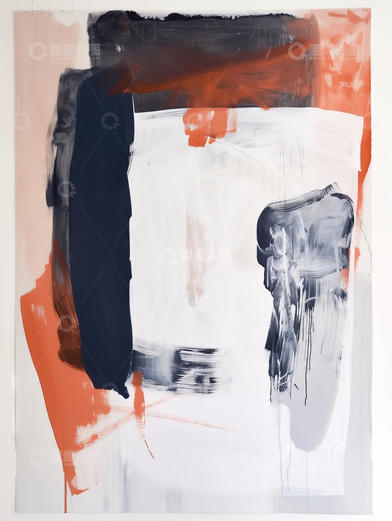 高清大图下载【趣麦麦图】抽象色彩与形态的碰撞