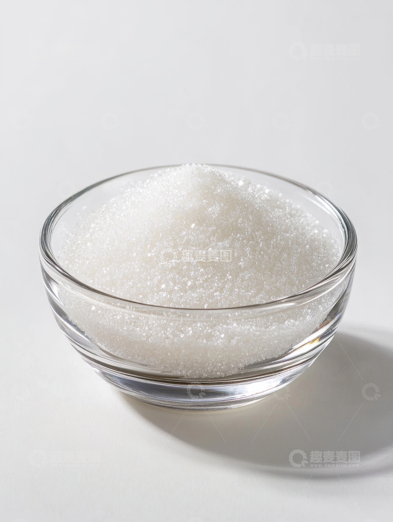高清大图下载【趣麦麦图】透明碗中的白色晶体