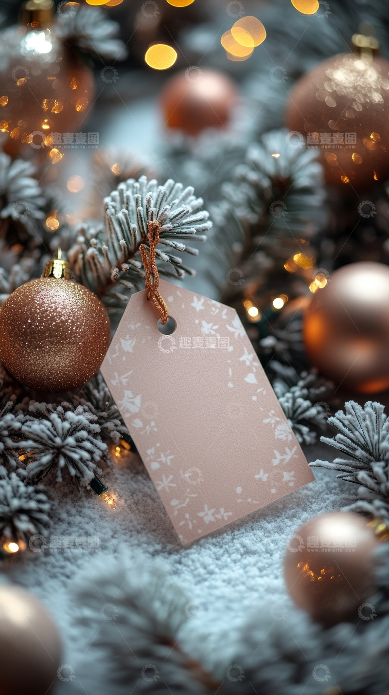 高清大图下载【趣麦麦图】圣诞装饰与标签