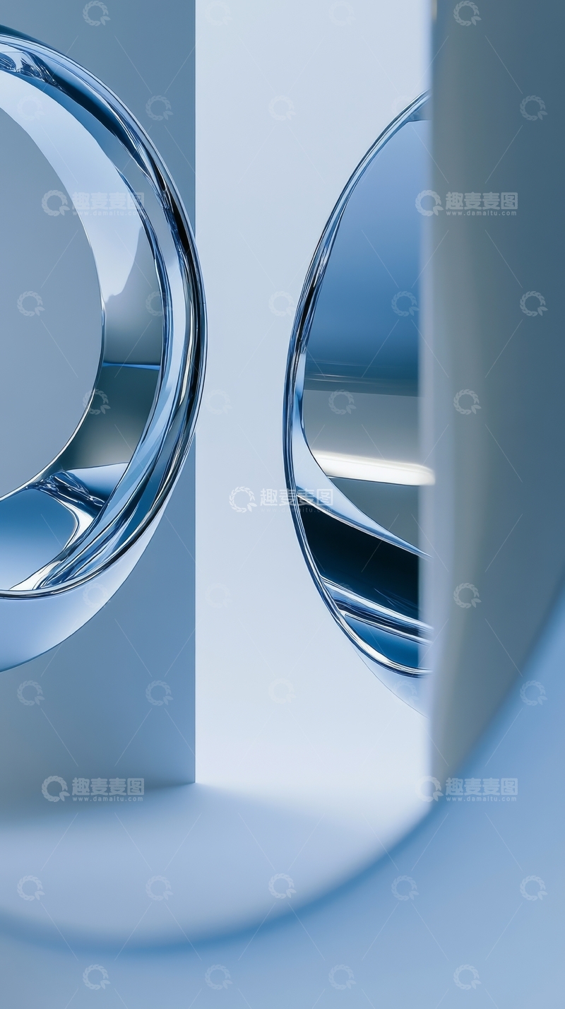 高清大图下载【趣麦麦图】圆形金属结构的现代设计细节