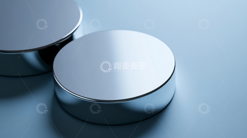 高清大图下载【趣麦麦图】光滑金属圆柱体的特写