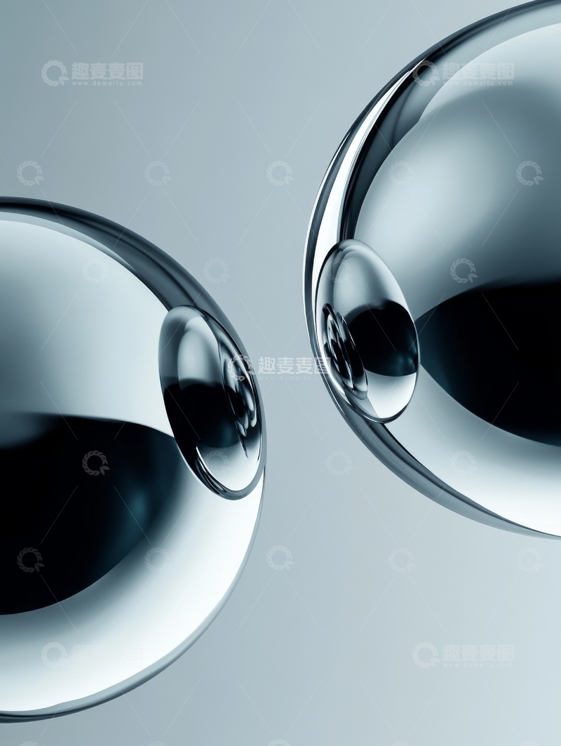 高清大图下载【趣麦麦图】透明球体的光影艺术