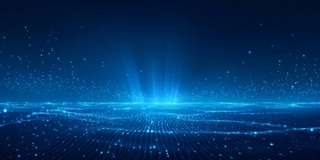 蓝色科技光效背景